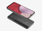 Un rendu de "Galaxy A14 ". (Source : OnLeaks x GizNext)