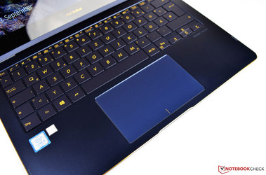 Le touchpad de l'Asus ZenBook Flip S.
