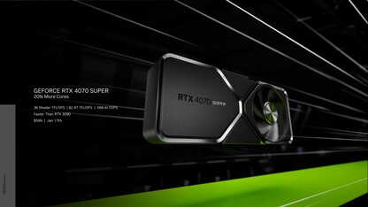 Nvidia GeForce RTX 4070 Super Founders Edition. (Source : Nvidia)