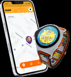 WatchinU lance en exclusivité chez Walmart la smartwatch Nickelodeon, dotée d'un système de géofencing et de fonctions adaptées aux enfants. (Source de l'image : WatchinU)