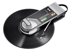 Audio-Technica x Wind and Sea Sound Burger, tourne-disque portable. (Source de l'image : Audio-Technica)