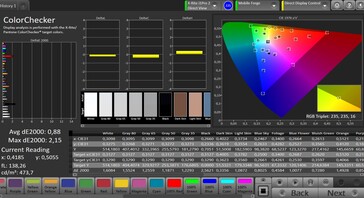 Apple iPad mini 5 - CalMAN : ColorChecker.