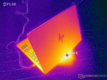 La chaleur résiduelle sort par l'arrière et remonte vers l'avant de l'écran