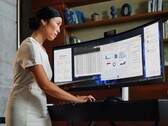 Le dernier moniteur 49 pouces de HP est doté d'une webcam rétractable (source : HP)