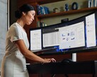 Le dernier moniteur 49 pouces de HP est doté d'une webcam rétractable (source : HP)