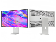 Le Kuycon G32P (photo) prend en charge une véritable profondeur de couleur de 10 bits et couvre 99 % des gammes de couleurs DCI-P3 et sRGB. (Source de l&#039;image : ClickClack.io)