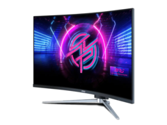 Le moniteur de jeu MSI MPG 325CQRXF est livré avec 2 ports HDMI 2.0, 1 DisplayPort 1.4, 1 port USB Type-C avec 15W Power Delivery, 2 ports USB 2.0 Type-A, une prise casque et une alimentation interne. (Source de l'image : MSI)