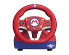 Le Hori Mario Kart Racing Wheel Pro Mini pour Nintendo Switch 2 présente le thème de couleur de Mario.