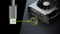 La série GeForce RTX 20 sera la première et la dernière fois que nous verrons le connecteur VirtualLink. (Source de l&#039;image : NVIDIA)