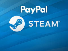 Les logos de PayPal et de Steam sont affichés (Source de l'image : PayPal, Steam avec modifications)