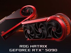 Image montrant la ROG Matrix RTX 5090. (Source de l&#039;image : ASUS)