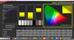 CalMAN - ColorChecker calibré