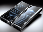 L'iPhone pliable serait doté d'un écran intérieur de 7,8 pouces. (Source de l'image : AI-generated using Dall-E)