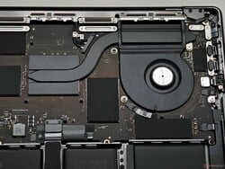 Le SoC M5 est refroidi par un seul ventilateur.