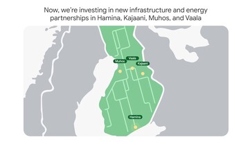 Google investit principalement dans ces régions