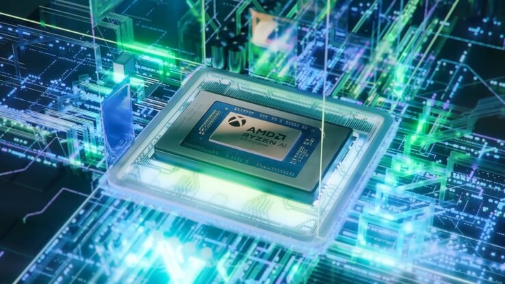 Processeur AMD Ryzen AI Z2 Extreme dans le ROG Xbox Ally X (Image source : AMD, Microsoft Gaming)