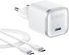 Le chargeur Anker Nano (45W) en blanc (Source : Anker)