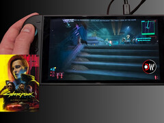 Cyberpunk 2077 Switch 2 performance de la console (Image source : Deck Wizard YouTube)