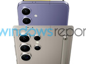 La série Galaxy S24 dans deux de ses quatre couleurs de lancement. (Source de l'image : Windows Report)