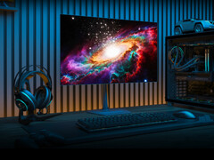 Le Gigabyte MO27Q28G utilise la technologie de panneau WOLED de 4ème génération pour offrir une amélioration de la luminosité SDR de plus de 30%. (Source de l'image : Gigabyte)