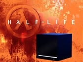 Half-Life en arrière-plan avec la machine à vapeur de Valve (Source de l'image : Valve avec modifications)
