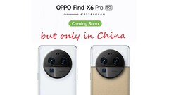 Selon une fuite, Oppo ne prévoit apparemment pas de lancer à l'échelle mondiale son téléphone phare à appareil photo, le Oppo Find X6 Pro.