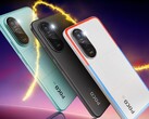 Poco M7 Plus en bleu aqua, noir carbone et argent chromé. (Source de l'image : Poco)