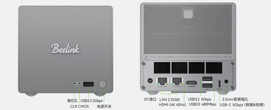 Configuration des ports du ME Pro équipé d'un Pentium J5005