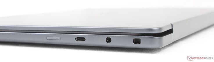 Exemple correct : USB-A 4.0 avec DisplayPort 2.1 + Power Delivery, casque 3,5 mm, Noble Lock