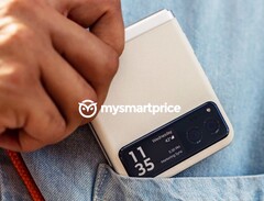 Le Razr 40 est doté d'un petit écran comme le Galaxy Z Flip4. (Image source : MySmartPrice)