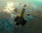Une capture d'écran de la révélation cinématique de Marathon en 2025 (image source Bungie Press Room)