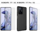 La série Xiaomi 11T pourrait avoir des écrans IPS. (Image source : @xiaomiui &amp; @_snoopytech_)