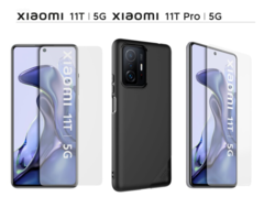 La série Xiaomi 11T pourrait avoir des écrans IPS. (Image source : @xiaomiui &amp;amp; @_snoopytech_)