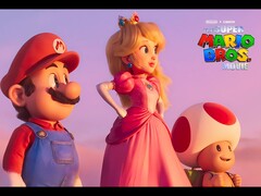Mario et la princesse Peach dans le film Super Mario Bros