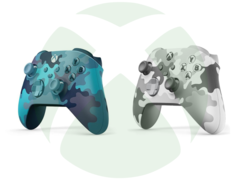 Deux des trois nouvelles manettes spéciales ressembleront aux manettes Mineral et Arctic camo (photo) sorties par le passé. (Source de l&#039;image : Microsoft - Edited)