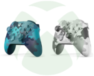 Deux des trois nouvelles manettes spéciales ressembleront aux manettes Mineral et Arctic camo (photo) sorties par le passé. (Source de l'image : Microsoft - Edited)