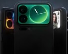 Conceptions de l'écran arrière des Xiaomi 17 Pro et Pro Max.