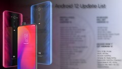 Il semble que le Xiaomi Mi 9T Pro soit l'un des appareils qui n'est pas en ligne pour une mise à jour Android 12. (Image source : Xiaomi/@xiaomiui - édité)