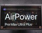Le bureau de recharge « à monter soi-même » de HTX Studio, inspiré de l’AirPower, présentant son matériel interne et son écran transparent.