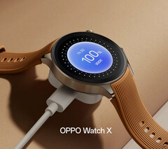 L&#039;Oppo Watch X est dotée d&#039;un boîtier en acier inoxydable de 47 mm de diamètre. (Source de l&#039;image : Oppo)