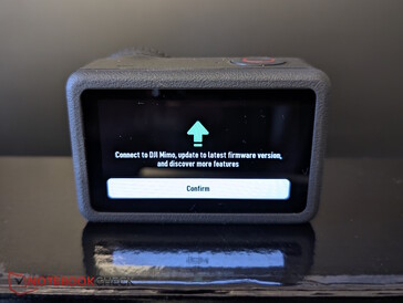 Un message s'affiche à chaque démarrage de l'appareil photo, sauf s'il est couplé à l'application