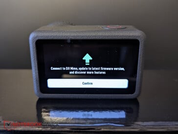 Un message s'affiche à chaque démarrage de l'appareil photo, sauf s'il est couplé à l'application