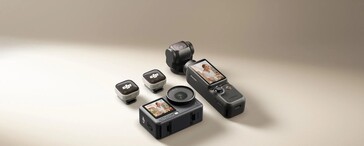Kits de vidéographie Mic Mini 2S et DJI.