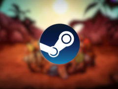 L'histoire de Dead in Bermuda commence par un accident d'avion qui laisse huit survivants sur une île mystérieuse. Illustration : illustration du jeu avec le logo Steam superposé (Source de l'image : Steam)