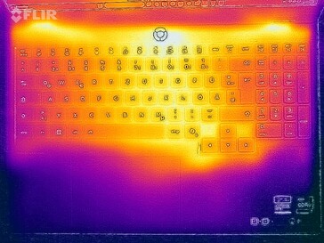 Essai de résistance aux températures de surface (face inférieure)
