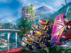 Planet Coaster sera disponible en tant que jeu gratuit jusqu'au. Illustration : la photo de couverture du titre.