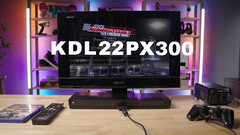 Sony Bravia KDL22PX300 combine la PS2 et le téléviseur Bravia KDL22BX300 (source d'image : Denki sur YouTube)