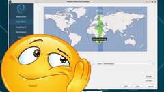 Et c'est reparti. Le programme d'installation de Debian.