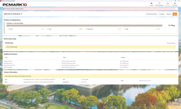 Applications PCMark 10