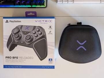 Emballage Victrix Pro BFG Reloaded dans une mallette de transport